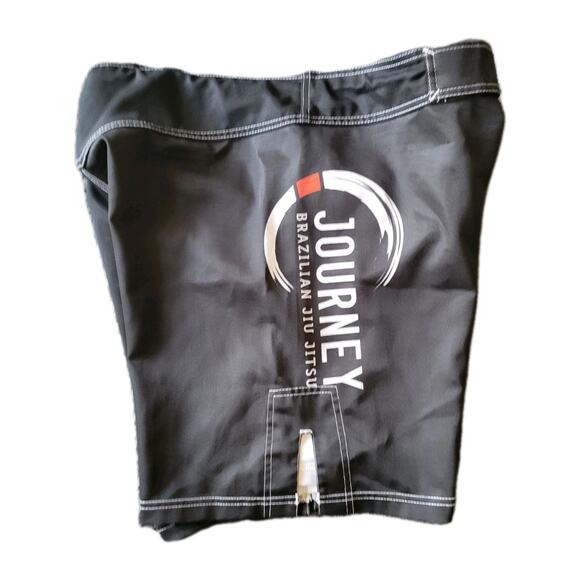 Brazilian Jiu Jitsu Journey Shorts MMA Training Mens Medium Gray Waist 36" - Picture 1 of 9